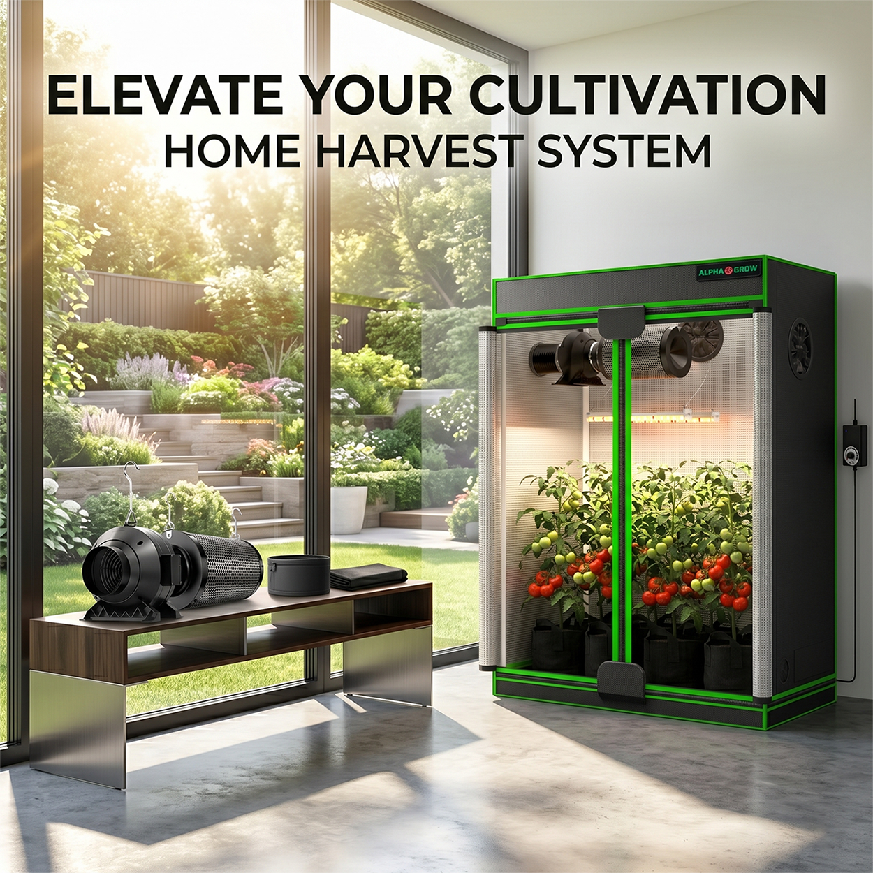 Carbon Filter Inline - 1680D 4x2 Grow Tent Complete Kit