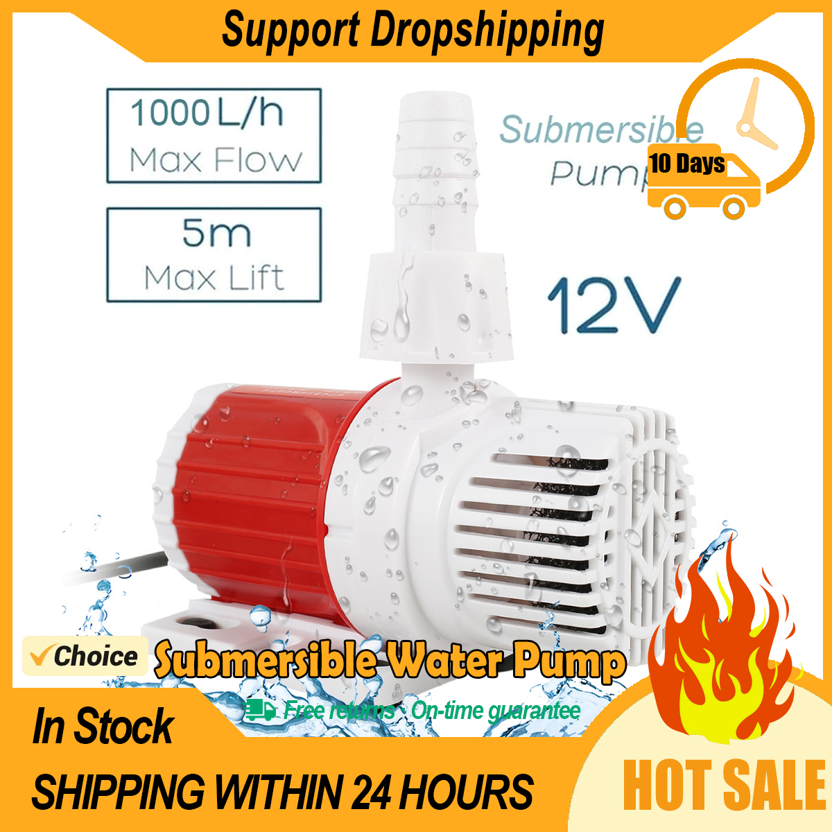 Water Pump Submersible Mini - Fish Tank Water Pump DC 12V