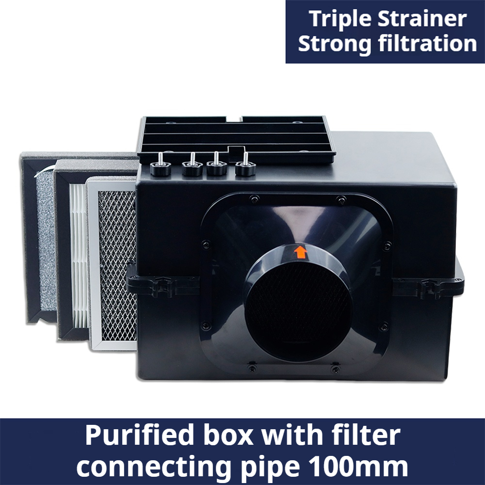 Carbon Filter Inline - Fresh Air Intake Inline Filter Box