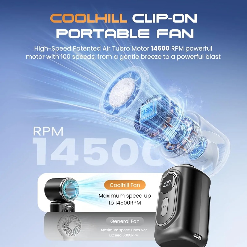 Portable Mini Fan Handheld Sma - Oscillating Fan Clip recensione e prezzo
