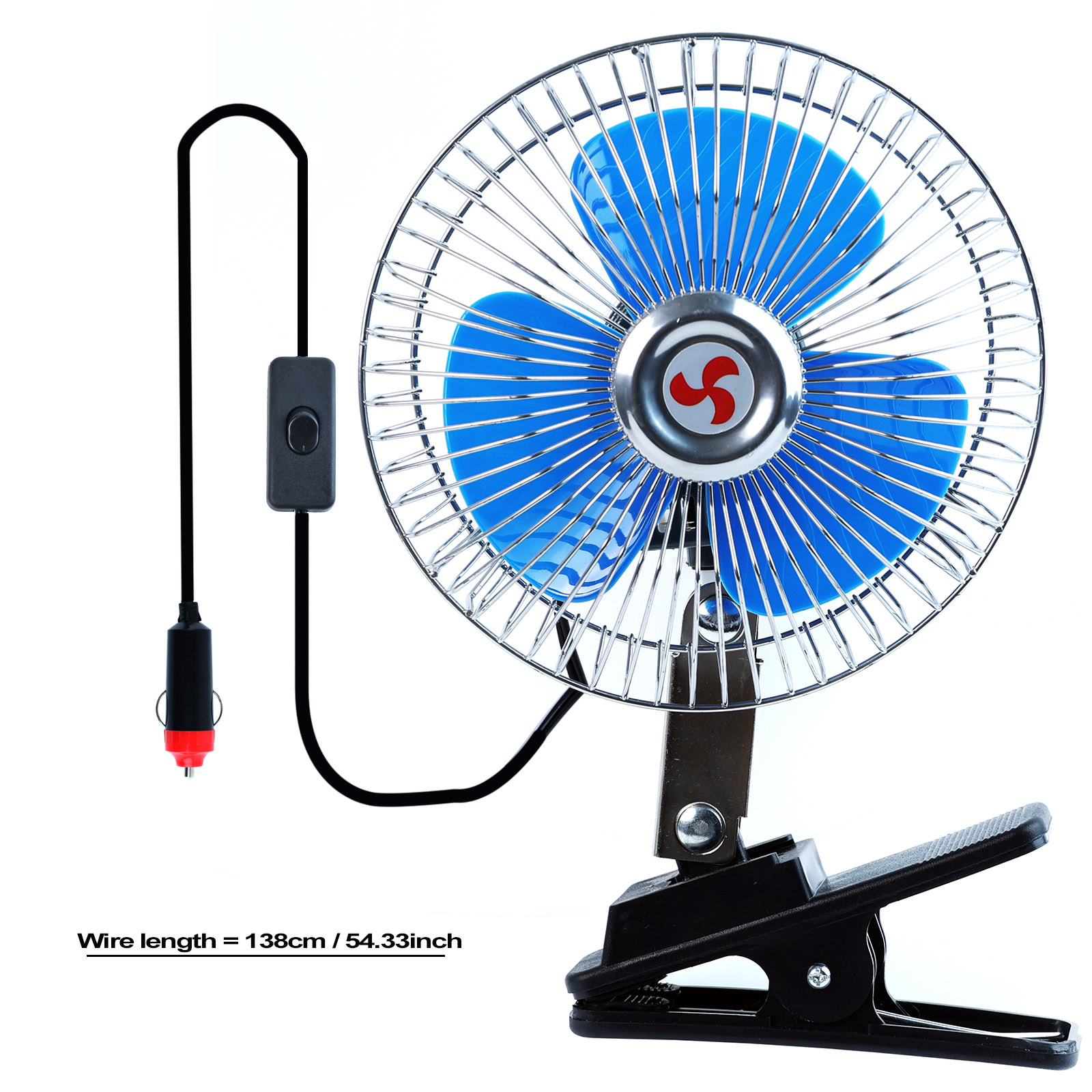12V 6'' 360 Rotation Summer Ca - Oscillating Fan Clip recensione e prezzo