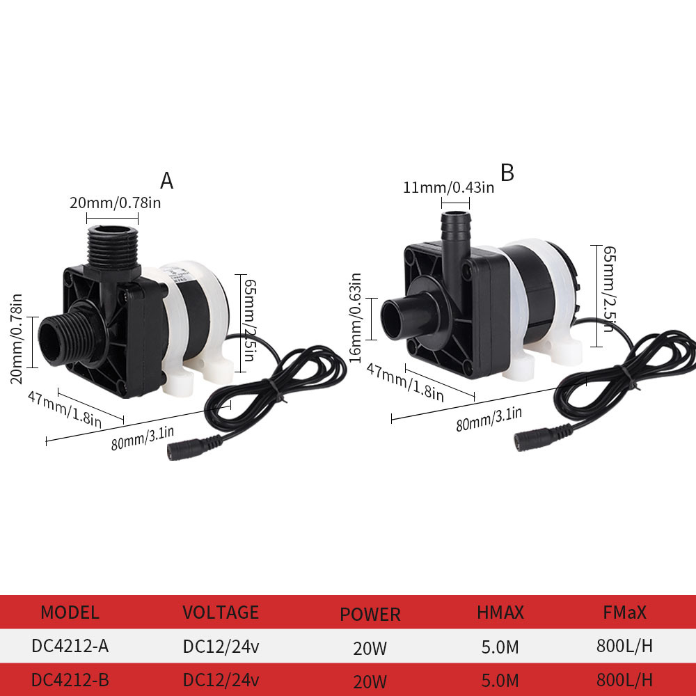 DC12V/24V Low Power Consumptio - Water Pump Submersible Mini recensione e prezzo