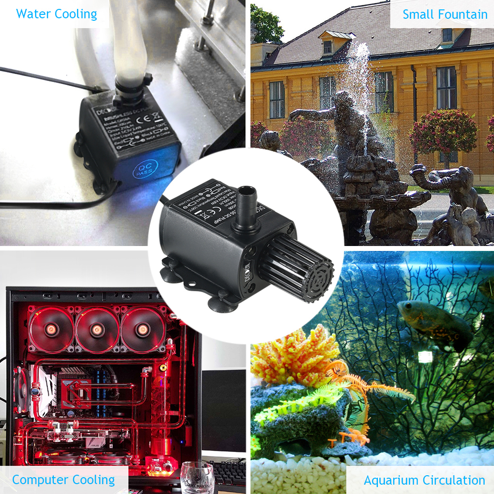 USB DC5V 4.8W Ultra-quiet Mini - Water Pump Submersible Mini recensione e prezzo