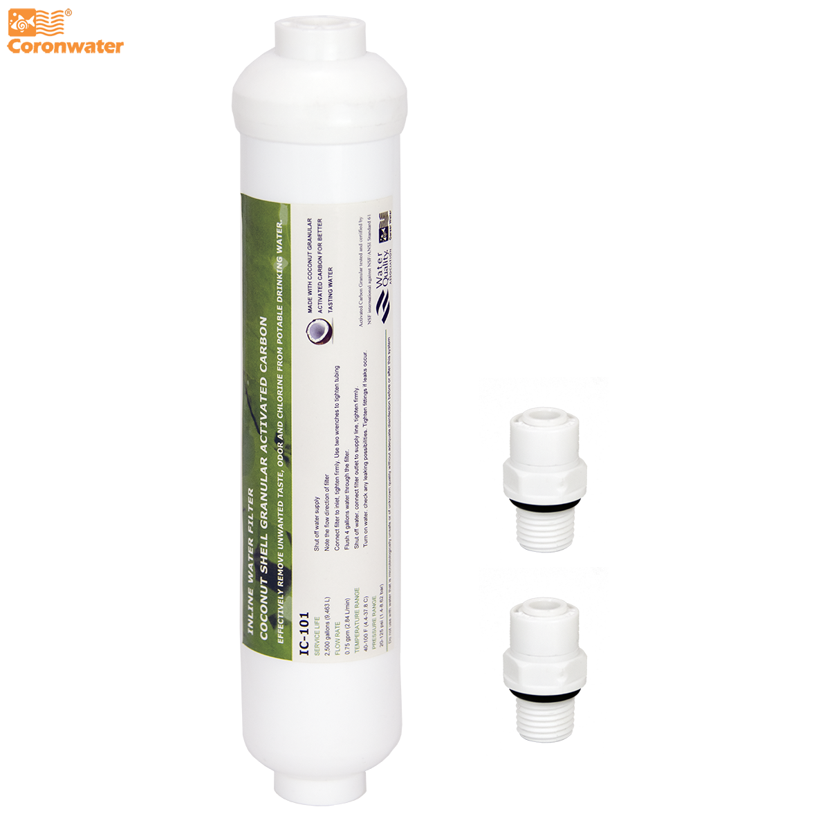 Coronwater Inline RO GAC Posfi - Carbon Filter Inline recensione e prezzo