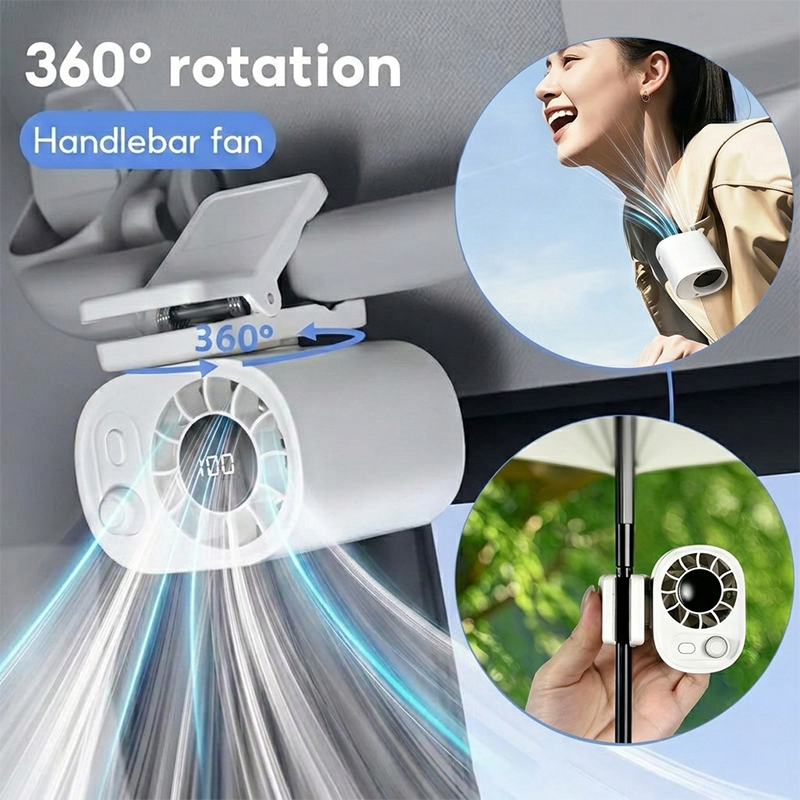Clip-On Car Fan 360° Rotatable - Oscillating Fan Clip recensione e prezzo