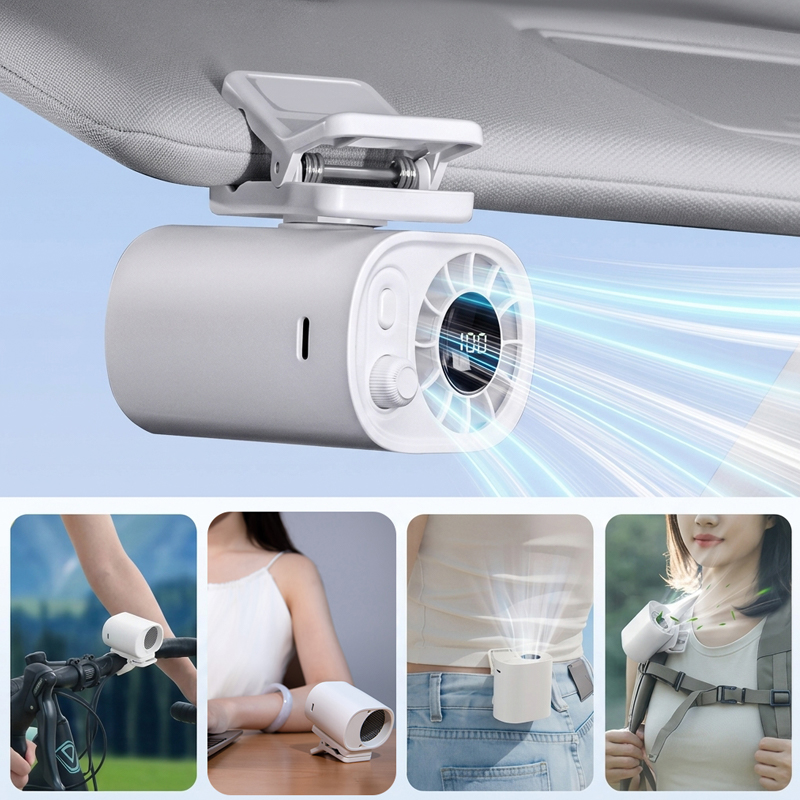 Clip-On Car Fan 360° Rotatable - Oscillating Fan Clip recensione e prezzo