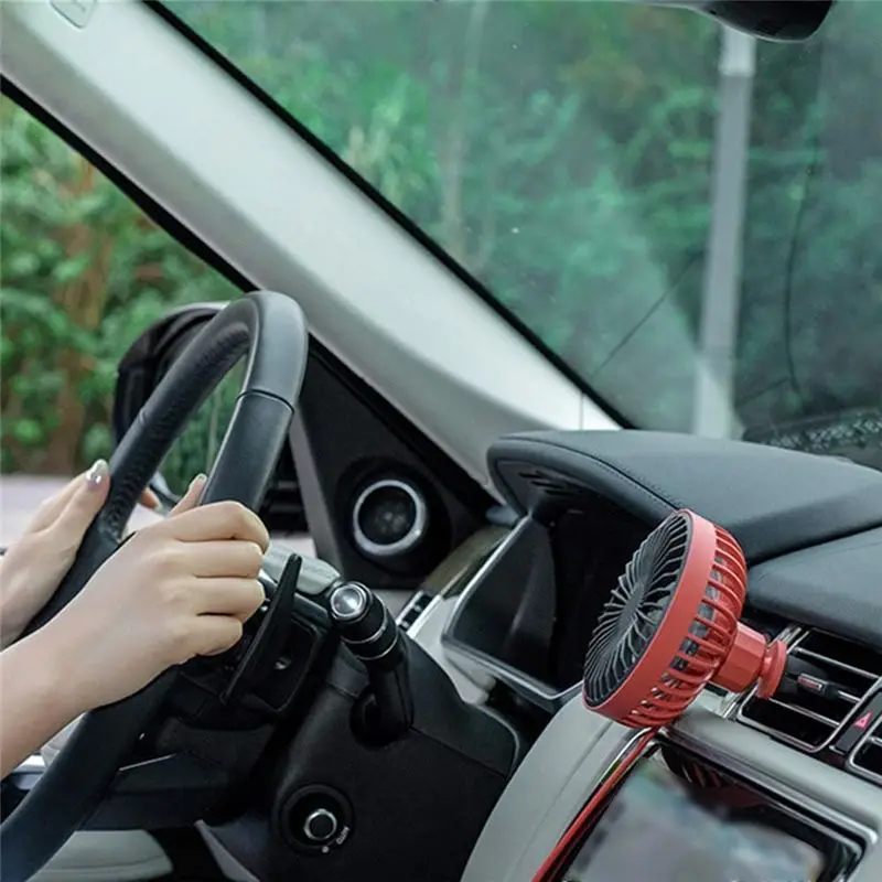 Car Fan With Ambient Light 15V - Oscillating Fan Clip recensione e prezzo