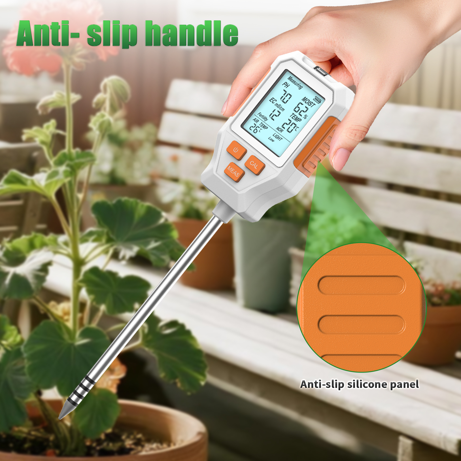 New LCD Soil 7 in 1 PH/EC/Temp - Ec Meter Digital recensione e prezzo