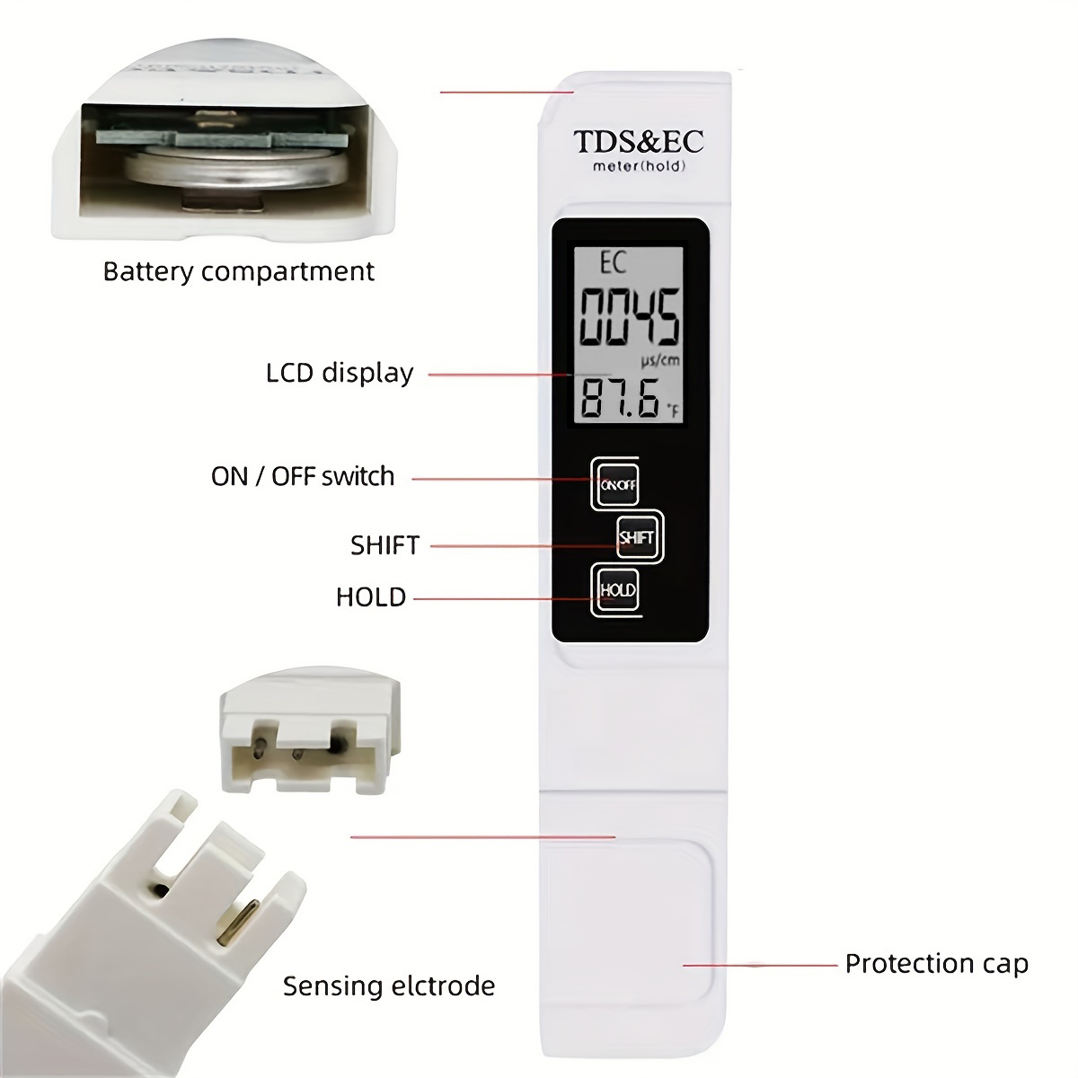 3in1 Water Quality Detection P - Ec Meter Digital recensione e prezzo