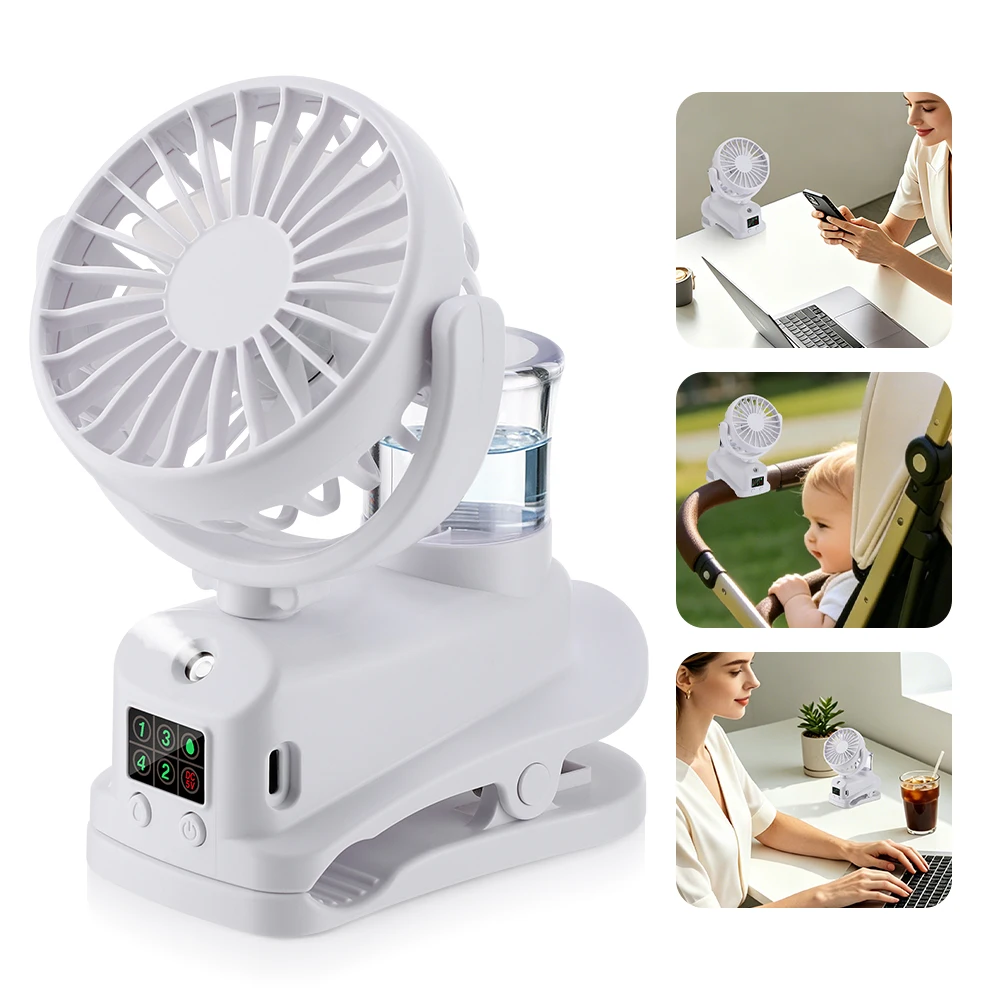 2026 Portable Clip Fan Recharg - Oscillating Fan Clip recensione e prezzo