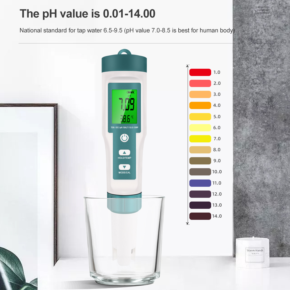 7 in 1 PH TDS EC ORP Salinity  - Ec Meter Digital recensione e prezzo