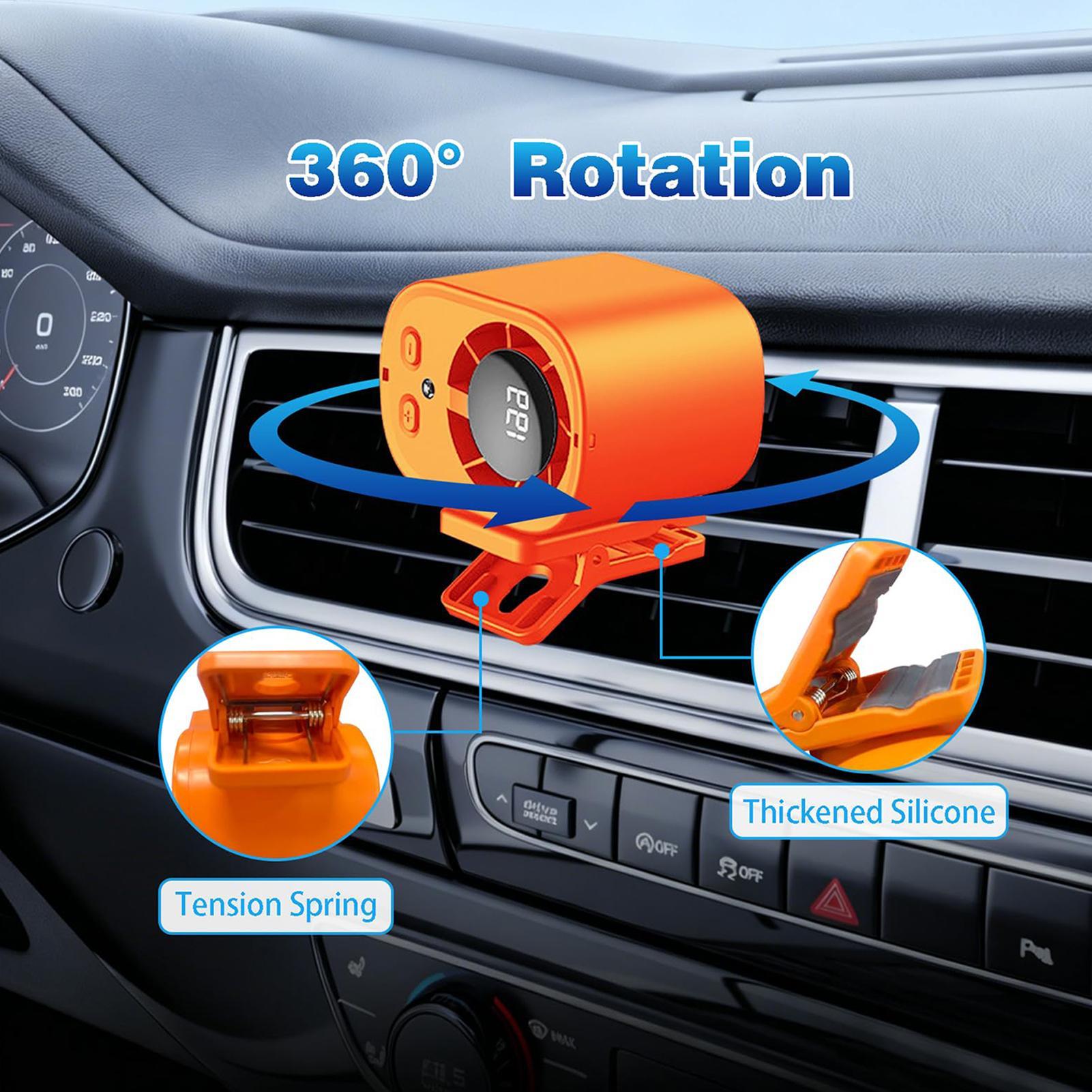 Portable Car Clip Fan 360 Degr - Oscillating Fan Clip recensione e prezzo