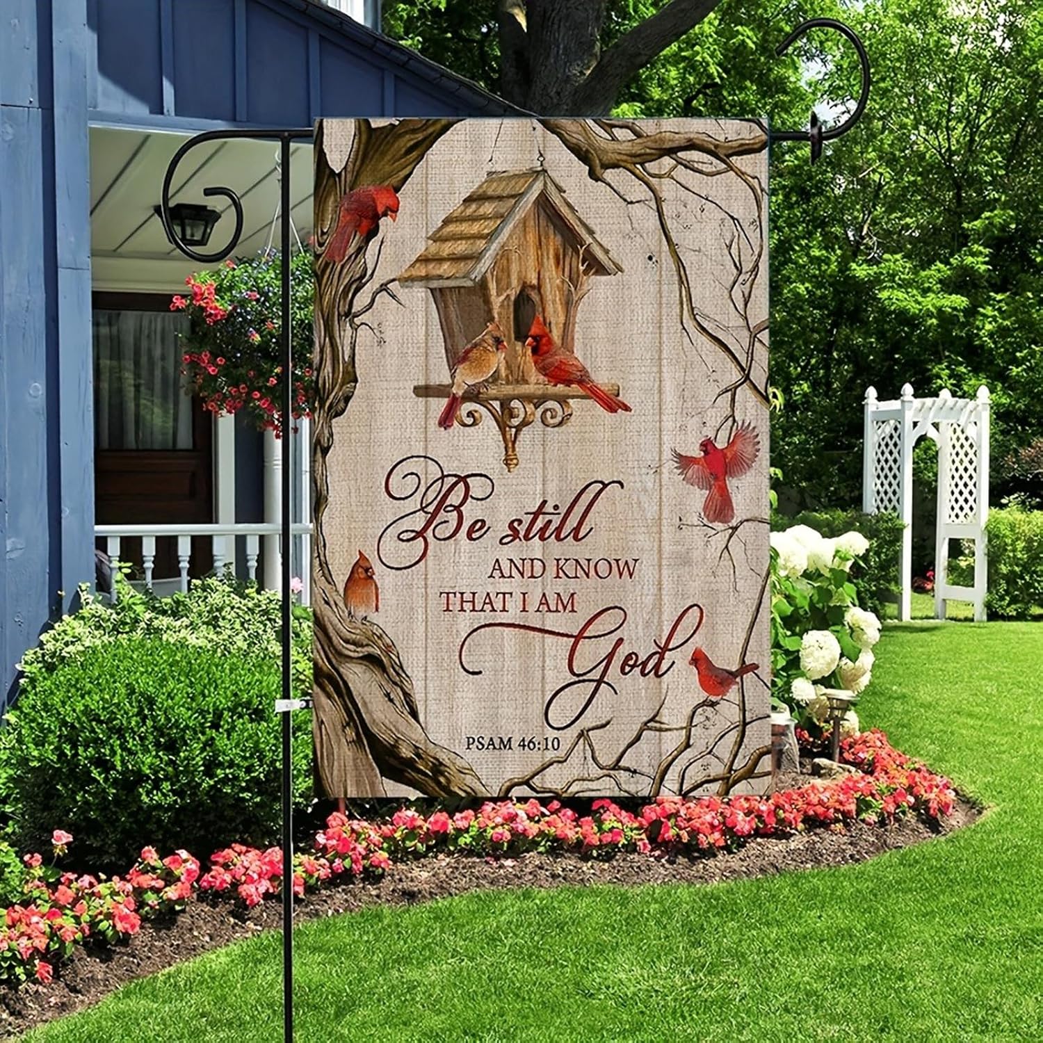 The Holy Bible Garden Flag 12  - Urban Farming Gardening recensione e prezzo