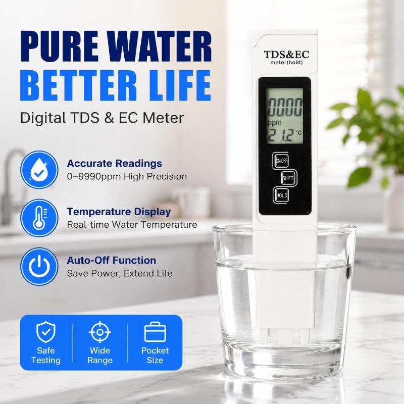 White Digital Water Quality Te - Ec Meter Digital recensione e prezzo