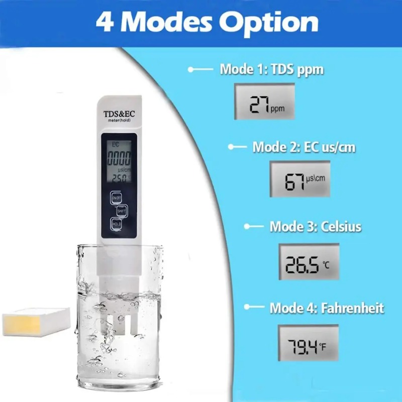 White Digital Water Quality Te - Ec Meter Digital recensione e prezzo