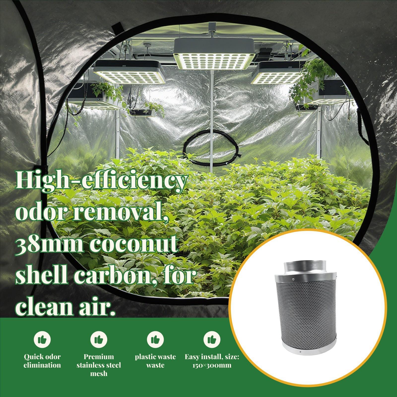 6 Inch Inline Fan Carbon Filte - Carbon Filter Inline recensione e prezzo
