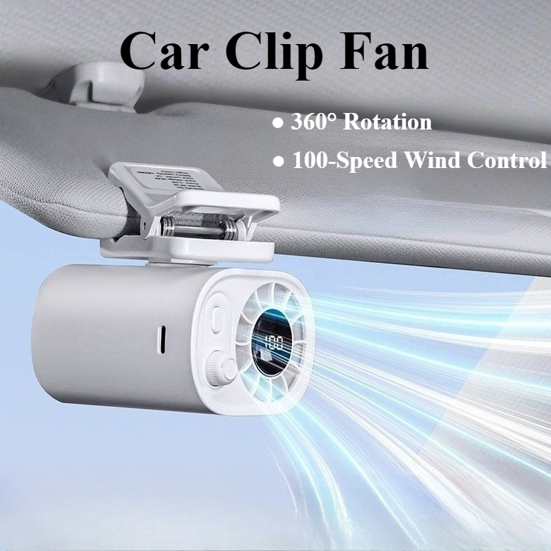 Hipacool Portable Car Clip Fan - Oscillating Fan Clip recensione e prezzo