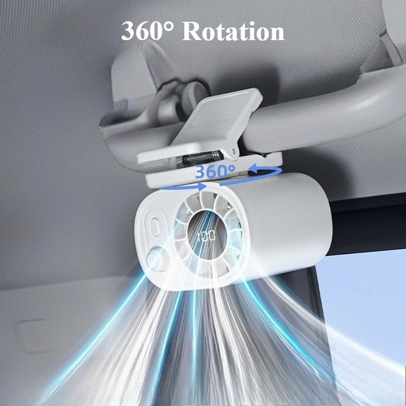 Hipacool Portable Car Clip Fan - Oscillating Fan Clip recensione e prezzo