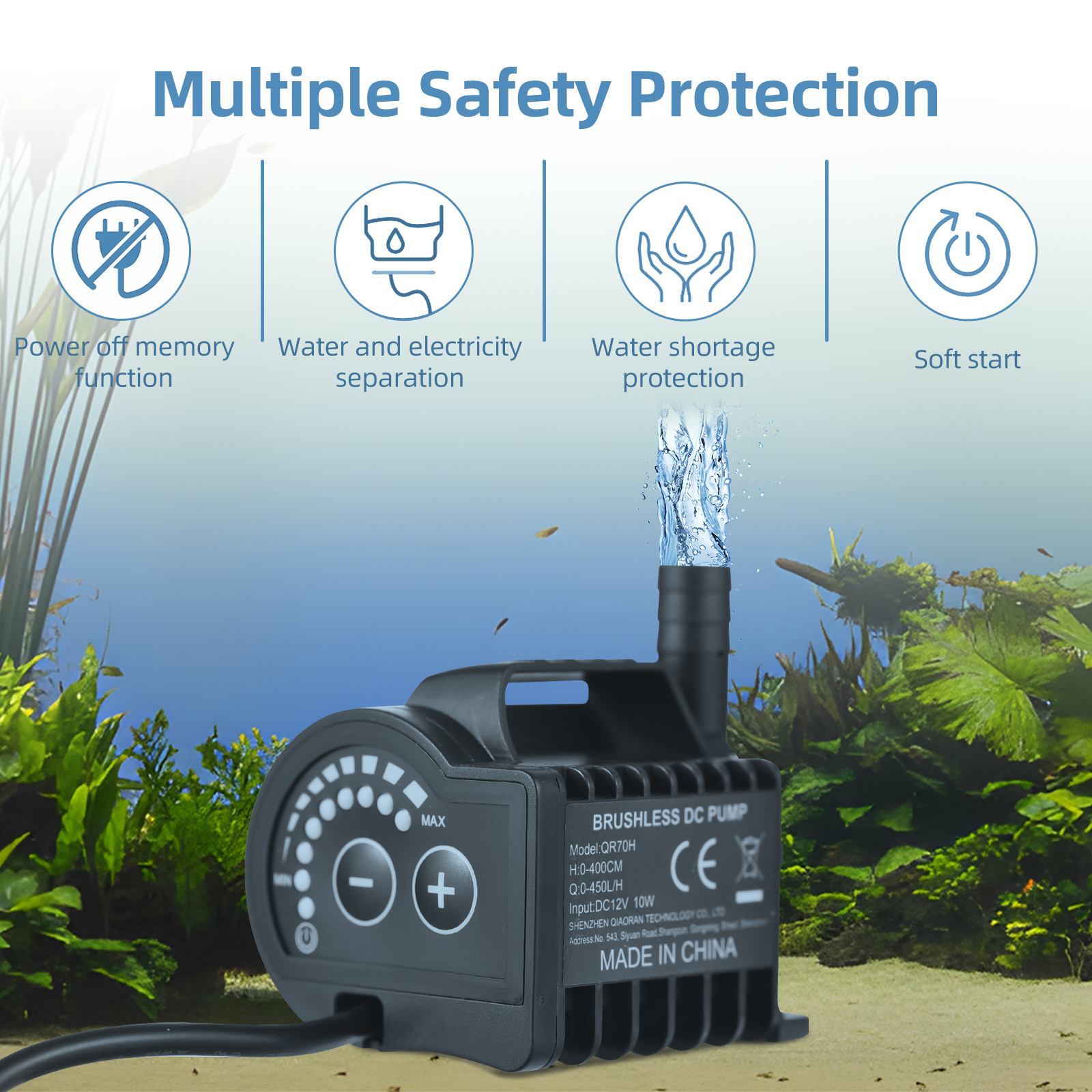 Submersible 12V Water Pump 8 L - Water Pump Submersible Mini recensione e prezzo