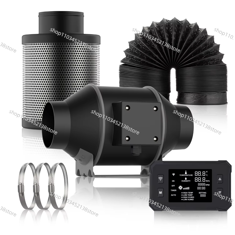 4 Inch Smart Inline Duct Fan w - Carbon Filter Inline recensione e prezzo
