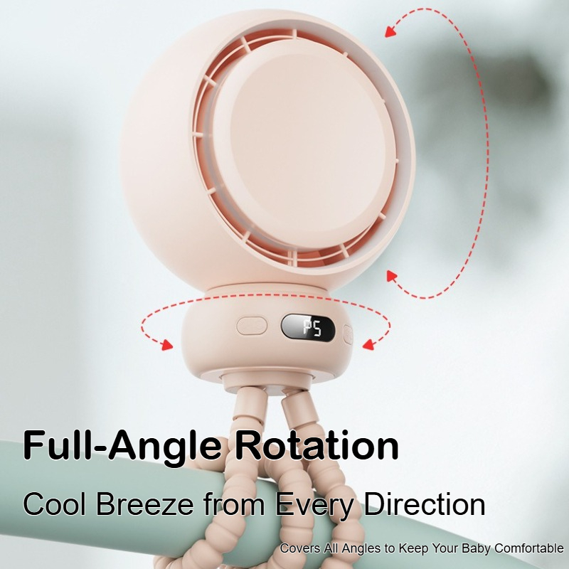 Octopus Stroller Fan - Auto-Os - Oscillating Fan Clip recensione e prezzo