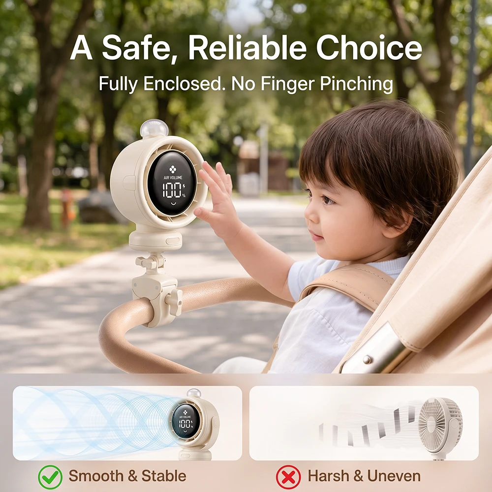 2026 New Portable Stroller Fan - Oscillating Fan Clip recensione e prezzo